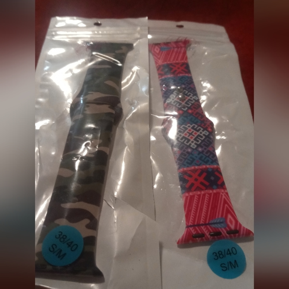 2 Apple watch band fancy bands. Nwt